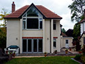 Rear elevation after work has been completed